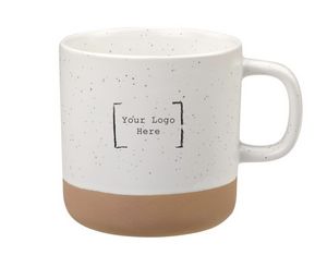 12 Oz. Ceramic and Clay Base Mug