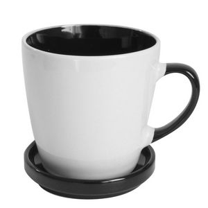 12 Oz. Coaster Mug Set