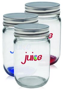 12 Oz. Decorating Canning Mason Jars