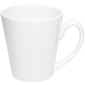 12 Oz. Latte Coffee Mug - White