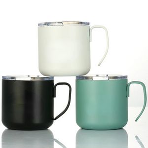 12 Oz. Stainless Steel Insulated Coffee Mug w/Lid
