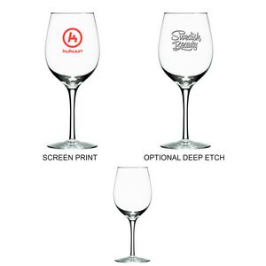 12 Oz. Wine Glass (Screen Printed)
