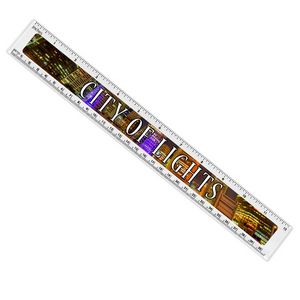 12" Ruler With Digital Imprint