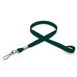 1/2" Silkscreened Flat Lanyard w/ J Hook