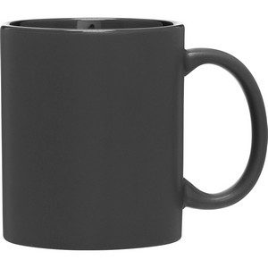 12 oz C-Handle Ceramic Mug (Matte Black)