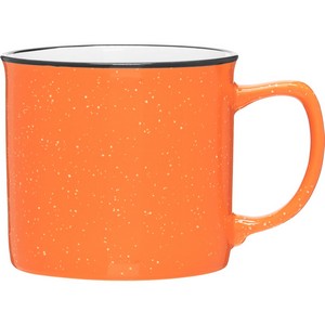 12 oz Cambria Ceramic Mug (Orange)
