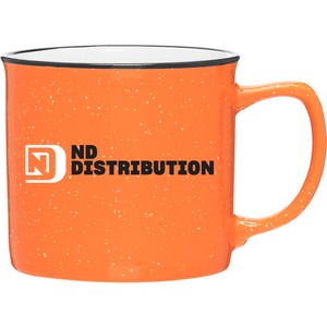 12 oz Cambria Ceramic Mug (Orange)
