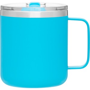 12 oz Camper Travel Mug (Matte Aqua)