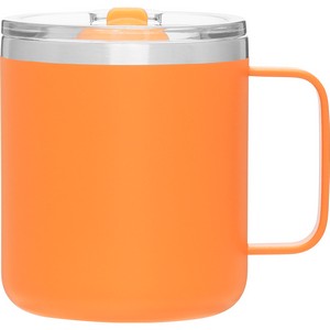 12 oz Camper Travel Mug (Matte Orange)