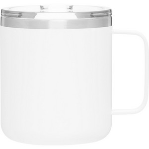 12 oz Camper Travel Mug (Matte White)
