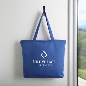 12 oz. Canvas Zipper Tote Bag