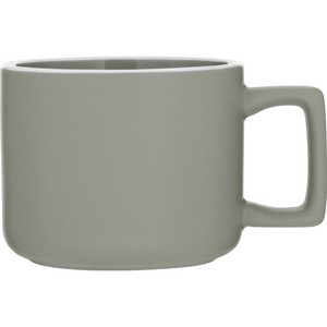 12 oz Helio Ceramic Mug (Matte Light Gray)
