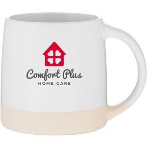 12 oz Magnolia Ceramic Mug (White)