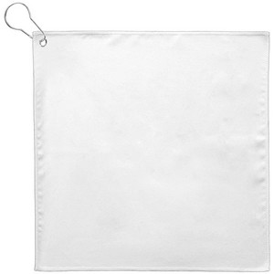 12" x 12" Golf Towel w/Grommet - 200GSM