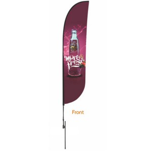 13' Double-Sided Standard Advertising Flag in Full Color