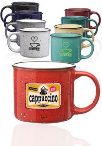 13 Oz. Ceramic Campfire Coffee Mugs