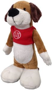 13" Stuffed Long Body Animal - Dog