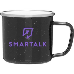 13 oz Whitney Enamel Camper Travel Mug Mug (Black)