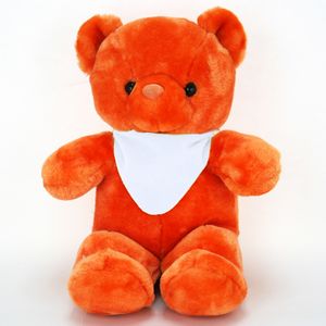 14" Classic Orange Teddy Bear