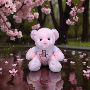 14" Classic Pink Teddy Bear