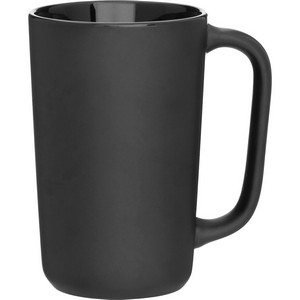 14 oz Ledge Ceramic Mug (Black)