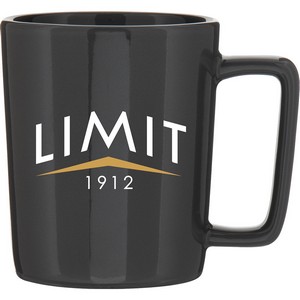 14 oz Madrid Ceramic Mug (Storm Gray)