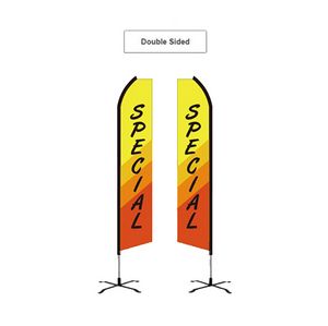 15' Double-Sided Swooper Flag in Full Color