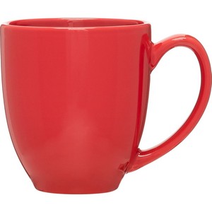 15 oz Bistro Ceramic Mug (Glossy Red)