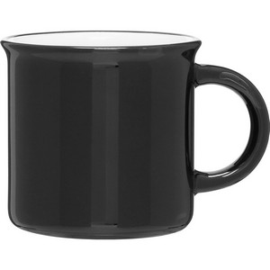 15 oz Ventura Ceramic Mug (Black/White)