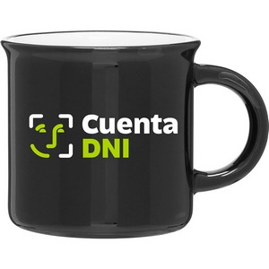 15 oz Ventura Ceramic Mug (Black/White)