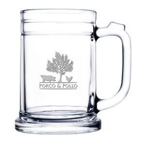 16 Oz. Glass Beer Mug (Screen Printed)