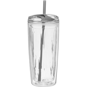 16 oz Geo Travel Tumbler (Clear)