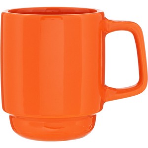 16 oz Olly Ceramic Mug (Orange)