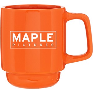 16 oz Olly Ceramic Mug (Orange)