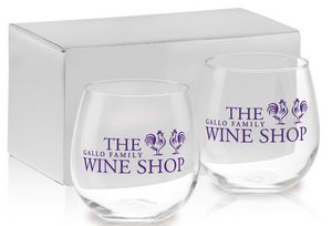 16.75 Oz. Stemless Red Wine Gift Set