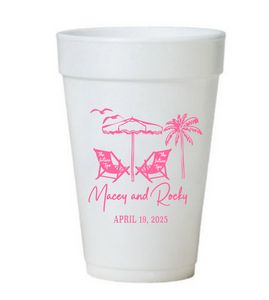 16oz. Tall White Styrofoam Cup