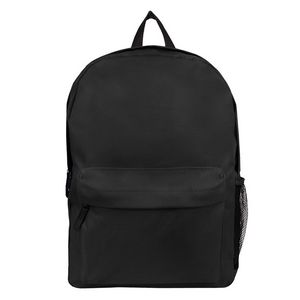 17" Best Value Heavy Duty Backpack With Water Bottle Pocket