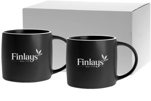 17 Oz. Etched Cimarron Collection Ceramic Mug Gift Set