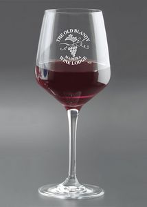 17.25 Oz. Rona Wine Stemware - Etched