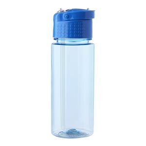 18 oz. Transparent Plastic Water Bottle with Carrying Handle