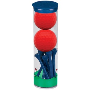 2 Ball Tall Tube W/ Wilson Golf Balls