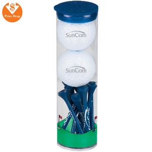 2 Ball Tall Tube With Wilson Chaos Golf Balls