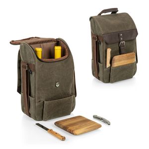 2 Bottle Insulated Wine & Cheese Cooler Bag