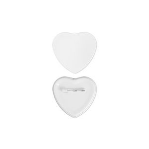 2" Heart Button