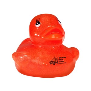 2" Pastel Glitter Rubber Duck