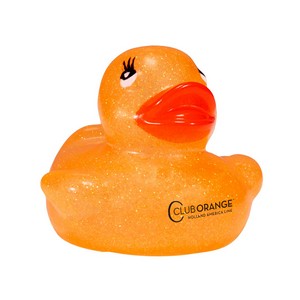2" Pastel Glitter Rubber Duck