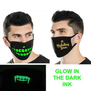 2 Ply Cotton Luminous Face Mask - Glow In The Dark