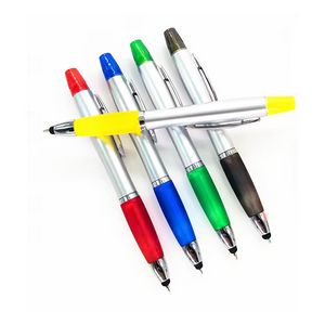 2-in-1 Ballpoint Pen with Highlighter