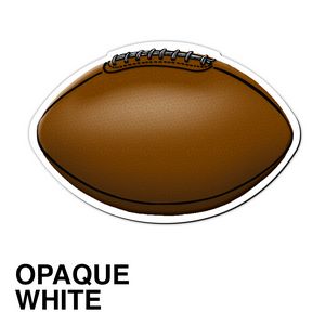 20 Mil Football Magnet - Full Color