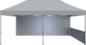 20' Zoom Outdoor Tent Stock Color Halfwall Kit